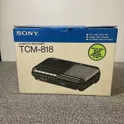 SONY Cassette Personal Tape Player Recorder TCM-818 NEW In Box
