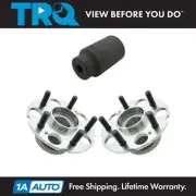 TRQ Rear Wheel Hubs & Bearings Pair w/ 36mm Socket for 99-04 Honda Odyssey (for: Honda)