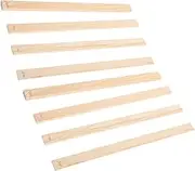 jojofuny 8pcs Ceramic Clay Rail Strips Clay Wooden Strips Mudboard Tools Pottery Mud Stick Pottery Rolling Pin Mudboard Rolling Guide Wood Plank Beige Wooden