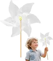 Pinwheels for Kids,Handmade Outdoor Wind Spinner | Fun Art Craft Project, Assembly and Color Your Own Wind Spinner for Boys Girls Park Beach