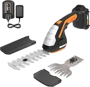 Worx WG801 20V Power Share 4" Cordless Shear and 8" Shrubber Trimmer (Battery & Charger Included)