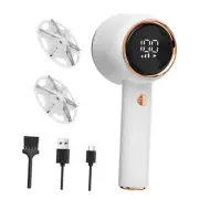 Lint Remover Fabric Shaver Rechargeable, LED Display, 3-Speeds Clothes