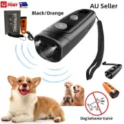 Au Powerful Ultrasonic Pet Trainer Dog Repeller Rechargeable Anti-barking Device