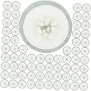 FOMIYES Non-woven Eye Pads 200pcs Cucumber Pattern Facial Masks for Eye Care Skincare Tools Pads