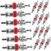 200 Pcs Tire Stem Core Replacement Tire Core Car Truck Motorcycle Tire Tyre Core 11r22.5 Truck Tires Tire Repair Kit Red Truck Tyre Valve Stem Core Ac Valve Cores Tire Valve Stems