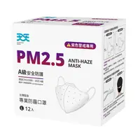 在飛比找PChome24h購物優惠-【天天】PM2.5 防霾口罩 新A級防護 紫色警戒專用 L尺