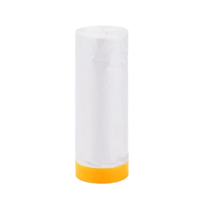 Pre-Taped Masking Film 1900x150cm / 62.34ftx59.06" 1pc White Orange