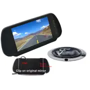 7" Car Rear View Mirror Monitor+Logo Reversing Camera For Ford Ranger 2011-2013