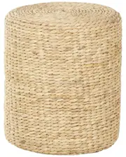 Peyton Lane Seagrass Handmade Woven Drum Accent Table