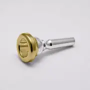 Genuine Yamaha 24K Gold Rim & Cup Cornet Mouthpiece, 16E Short Shank NEW!