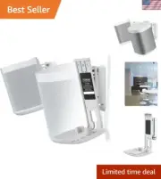 White Wall Mount for SONOS One - Perfectly Angle Your Audio Experience