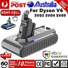 For Dyson V6 Battery V6 Animal V6 Absolute SV03 SV04 SV05 SV06 SV09 DC58 DC72 AU