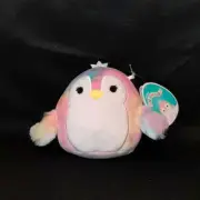 Squishmallows Louisa Princess Penguin Bird Tie Dye Squishmallow Plush Toy 5"