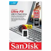 SanDisk USB 3.1 64GB Ultra Fit Flash Drive
