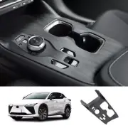 Black Wood Grain Central Control Gear Panel Trim ABS For Lexus RZ450e 2023-2025 (for: Lexus)