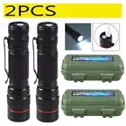 1200000LM LED Flashlight Tactical Light Super Bright Torch USB Rechargeable Lamp