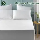 Double Fully Fitted Mattress Protector Waterproof Terry Cotton Bed Soft Cover AU