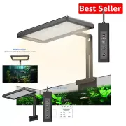 38W RGBW Full Spectrum Aquarium Light w/ Adjustable Timer & Memory Function