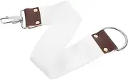 Professional Canvas Razor Strop Sharpening Strap for Easy Maintenance Durable Double Polishing Shaving Belt with Hanging Buckle for Home and Barbershop Use