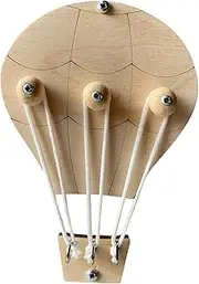 kokiya Montessori Busy Board DIY Accessories Basic Skill Teaching Props Activity Board for Boys and Girls Birthday Gift Party Favors Kids, Hot Air Balloon