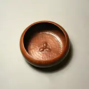 Hand-hammered Copper Roycroft-style 4″ Bowl