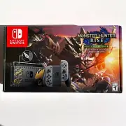 Nintendo Switch Monster Hunter Rise Deluxe Edition Gaming Console New Never Open