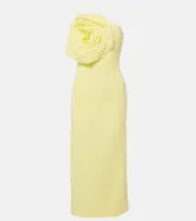 [Blumarine] Blumarine Floral embroidered midi dress AU 4 yellow