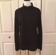 Izod Golf black women's 1/4 zip jacket size L NWT