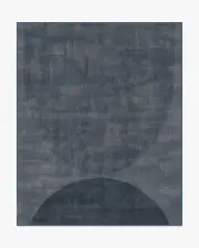 245' x 305' | Machine Washable Runner Rug | Kid & Pet Friendly | Indoor Rug | Eclipse Navy Rug | Ruggable