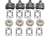 AEspares King Pin & Bush Bearing Kit Compatible With Two Wheels Compatible With Willys Jeeps DANA 25/27 52940K, A828,A6882,52940,52841