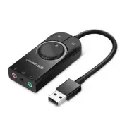 UGREEN CM129 Audio Sound Card Adapter USB 2.0 wiith Voice Control & Mute Button