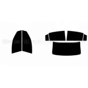For Chrysler Sebring 4-door Saloon 2007-10 Full Pre Cut Window Tint Kit Film