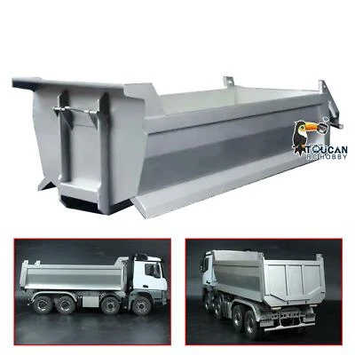 1/14 Metal U Shape High Bucket for 8x8 10x10 RC Hydraulic Roll on/off Dump Truck