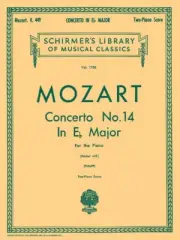 Mozart Concerto No. 14 in Eb K.449 Piano Duet Sheet Music NEW 050261440