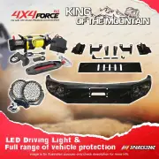 Ultimate Guard Bullbar No Loop Plate Light Winch for Mitsubishi Triton MQ 15+