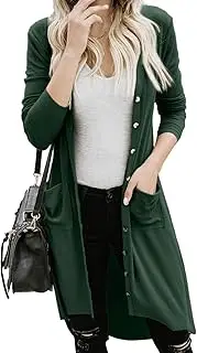 [Uniarmoire] Solid Open Front Knited Cardigan Sweater Long Sleeve for Women