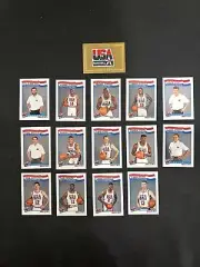 1991 NBA Hoops USA Dream Team Olympic 15 Card Mint Set Michael Jordan *L19