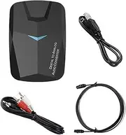Bluetooth 5.0 Receiver Audio Adapter, Digital Optical Toslink to Analog Audio Converter for Home and Car Stereo System