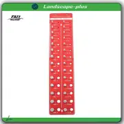 Nut and Bolt Thread Checker 28 Thread Identifier Specifications Inch and Metric