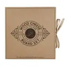 Cardboard Wood Paddle Cheese Board Set Bless this Home Pack of 2