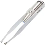 'Lumi’ Tweezers with Light - Precision Slant Tip Eyebrow Tweezers for Women w...