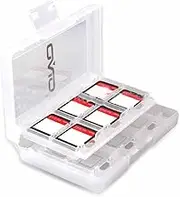 24 in 1 White Game Card Case MIni Portable Hard Shell Case Travel Accessories Storage Box For Switch