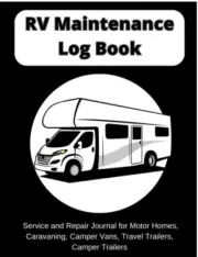 RV CARAVAN maintenance log BOOK,BEST SELLER,motor homes, camper vans ,trailers