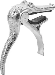 ERINGOGO Vintage Alligator Head Metal Guitar Capo Precise Tuning Accessory for Acoustic Electric Classical Guitars Durable Versatile Tool for Musicians