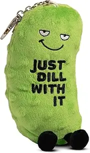 Punchkins Bag Charm, Plush Accessory and Hanging Decoration for Purse, Handbag, Backpack, Crossbody, Funny Pun Meme Gag Gift, White Elephant, Stocking Stuffer Present, Great for Emotional Support, One