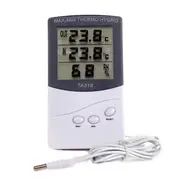 Ta-318 Digital Lcd Indoor Outdoor Thermometer Hygrometer Temperature Humidity Meter