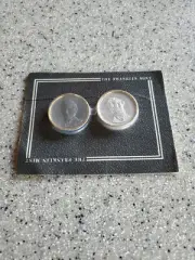 1988 FRANKLIN MINT Abraham Lincoln and Jefferson Davis 1988 SEALED.