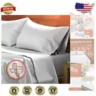 Unbelievably Soft Egyptian Cotton Twin Size Sheets - Cooling & Breathable Design