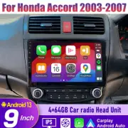 4-64GB Wireless CarPlay Android Auto Radio Head Unit For Honda Accord 2003-2007 (for: Honda)