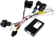 16PIN Android Audio Power Radio Wire Harness with Canbus Box Car Accessories Compatible for Ford Fiesta Focus Ecosport Edge